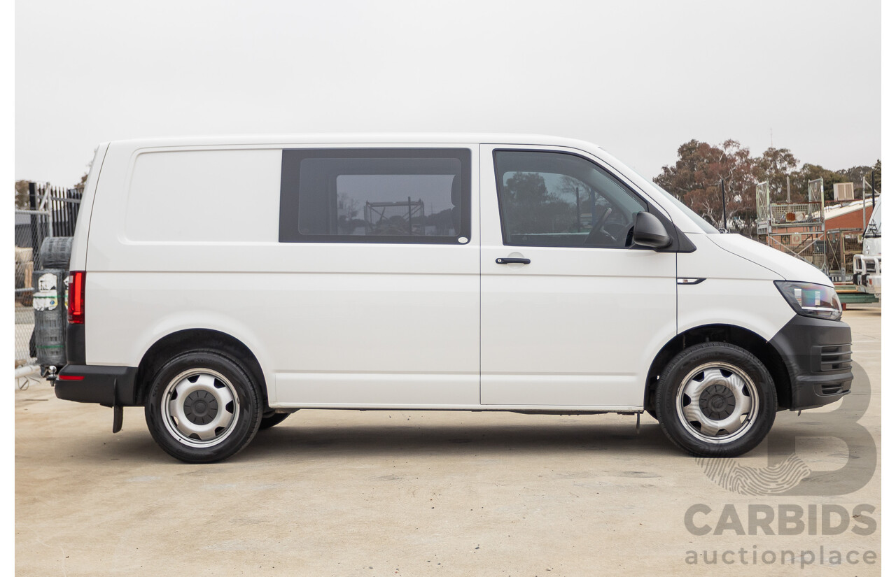 06/2019 Volkswagen Transporter TDI 400 SWB LOW FWD T6 MY19 Van White Turbo Diesel 2.0L