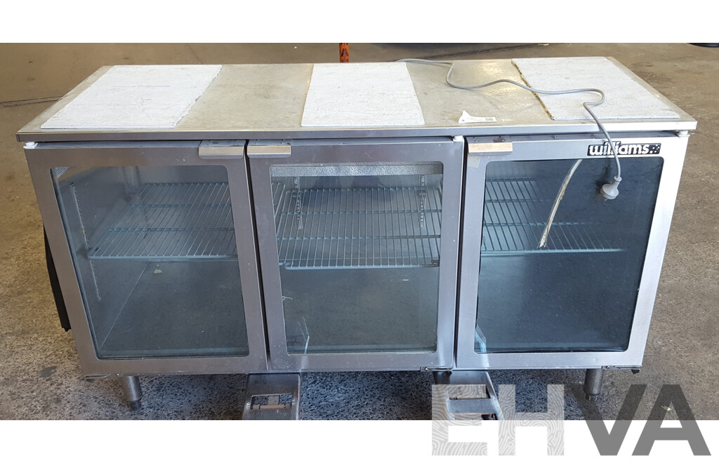 Williams Stainless Steel Three Door Under Bench Fridge