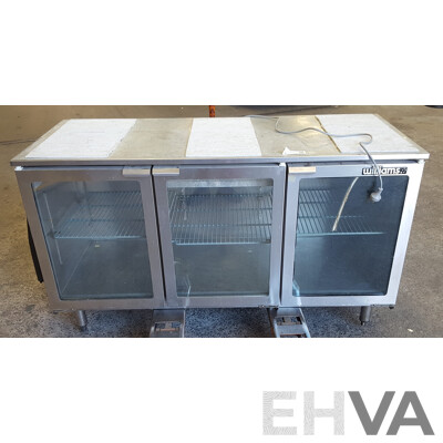 Williams Stainless Steel Three Door Under Bench Fridge