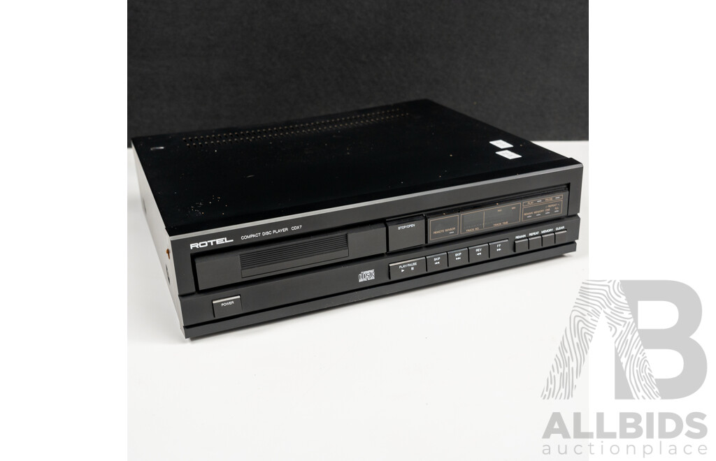 Rotel Japanese Made CD Player CDX7