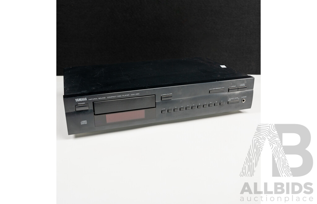 Yamaha Natural Sound Compact Disc Player CDX 480