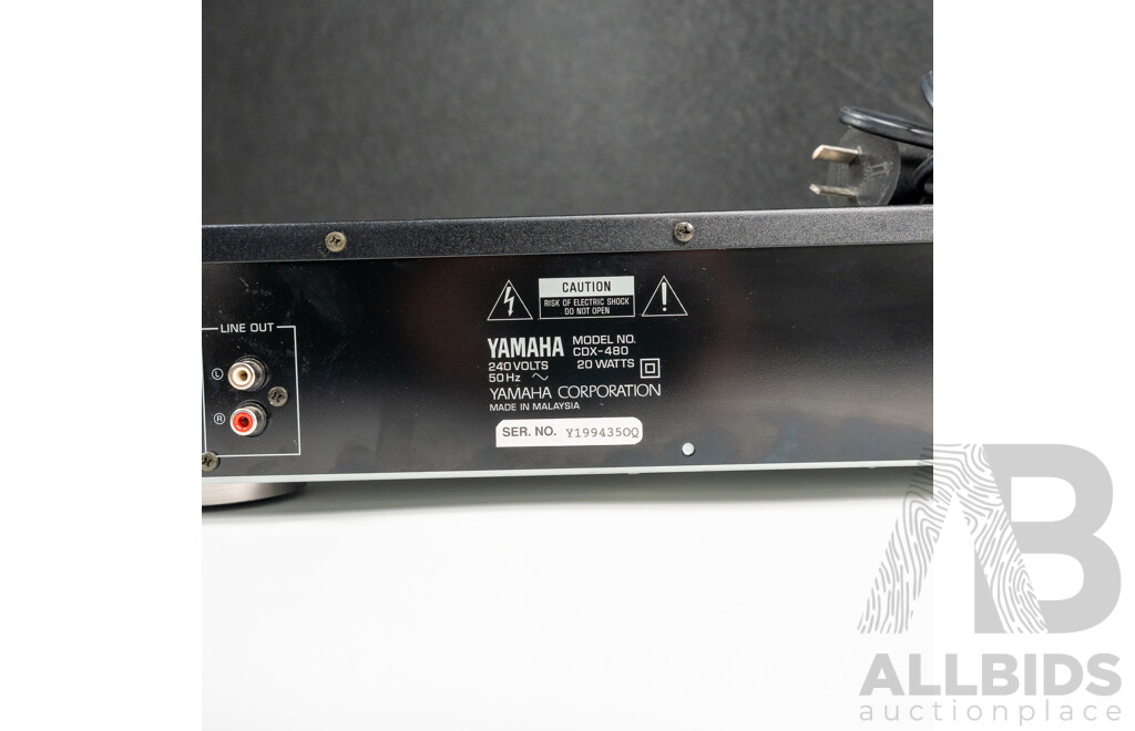 Yamaha Natural Sound Compact Disc Player CDX 480