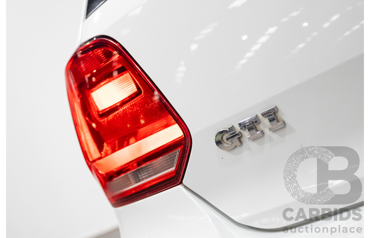 04/2017 Volkswagen Polo GTi FWD 6R MY17 5D Hatchback White 1.8L