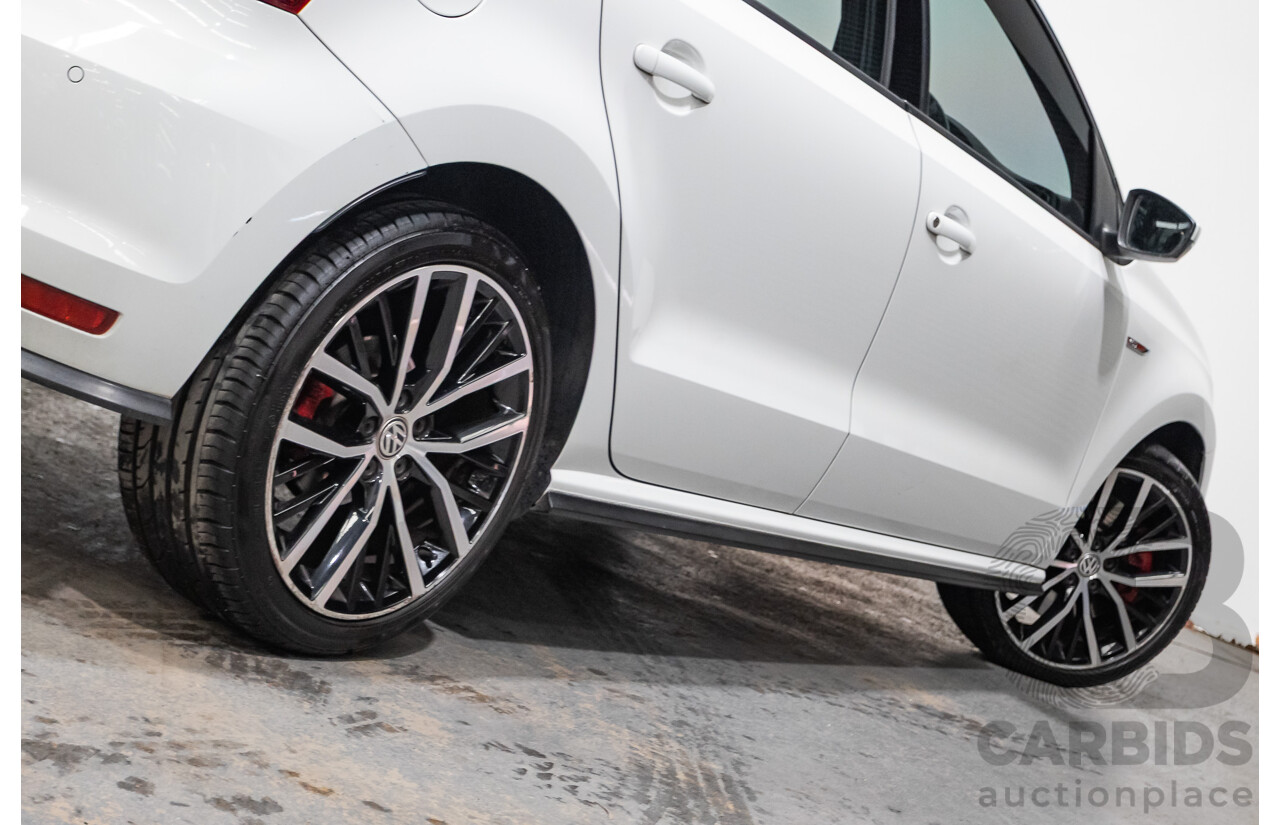 04/2017 Volkswagen Polo GTi FWD 6R MY17 5D Hatchback White 1.8L