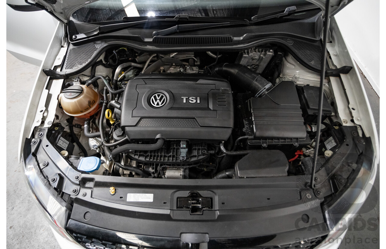 04/2017 Volkswagen Polo GTi FWD 6R MY17 5D Hatchback White 1.8L