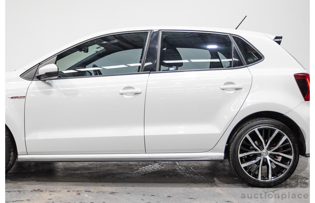 04/2017 Volkswagen Polo GTi FWD 6R MY17 5D Hatchback White 1.8L