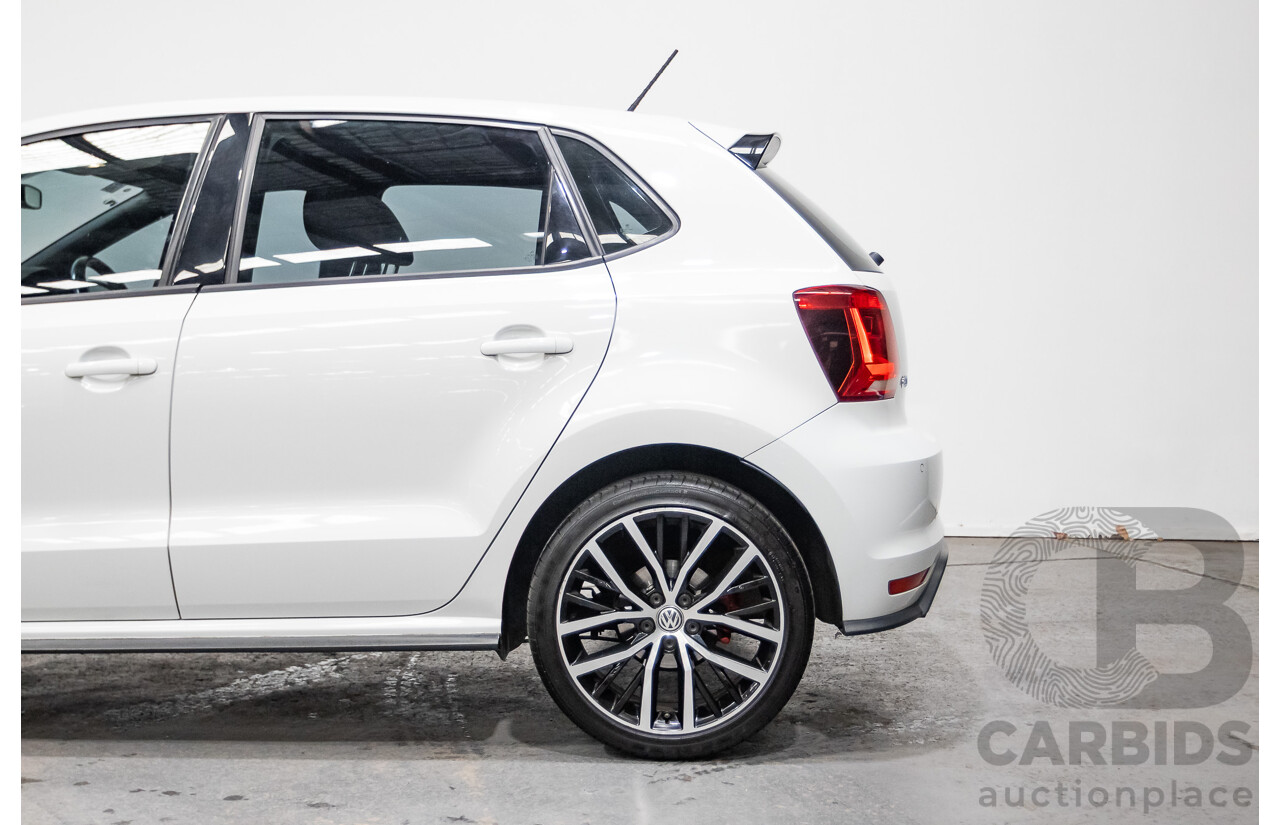 04/2017 Volkswagen Polo GTi FWD 6R MY17 5D Hatchback White 1.8L