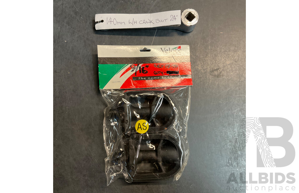 Bicycle Accessories Includes Brake Pads, Stand & More  - Lot of 7