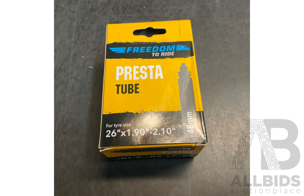 110mm & 113mm Square Taper & 26'' Bicycle Inner Tube - Lot of 5