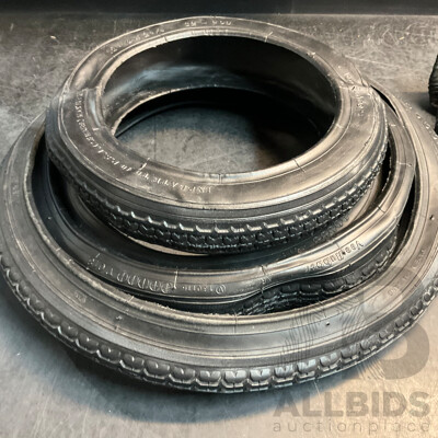 Assorted Tyres for Pram/Bike/Scooter - Lot of 7