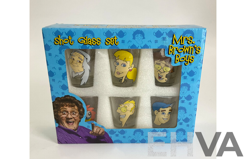 Mrs Browns Boys Shot Glass Set