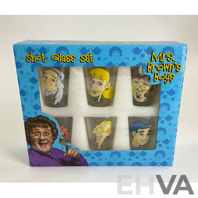 Mrs Browns Boys Shot Glass Set