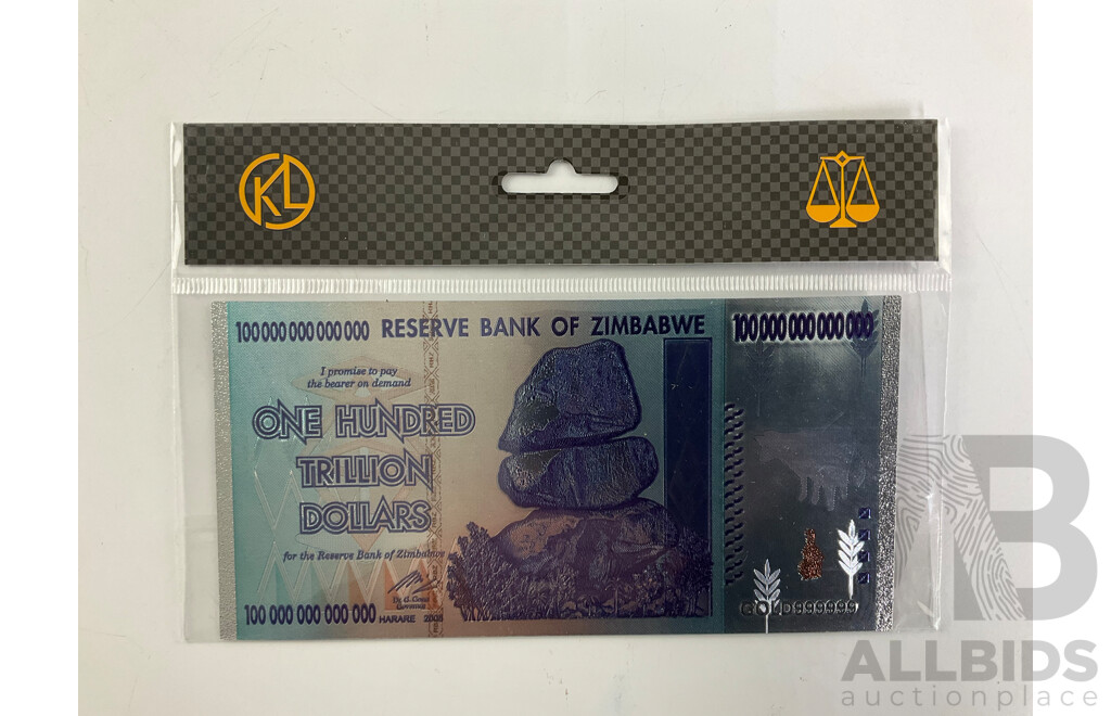 Collection of Novelty Bank Notes Including Donald Trump, Shane Warne, King Charles, Ned Kelly, Zimbabwe