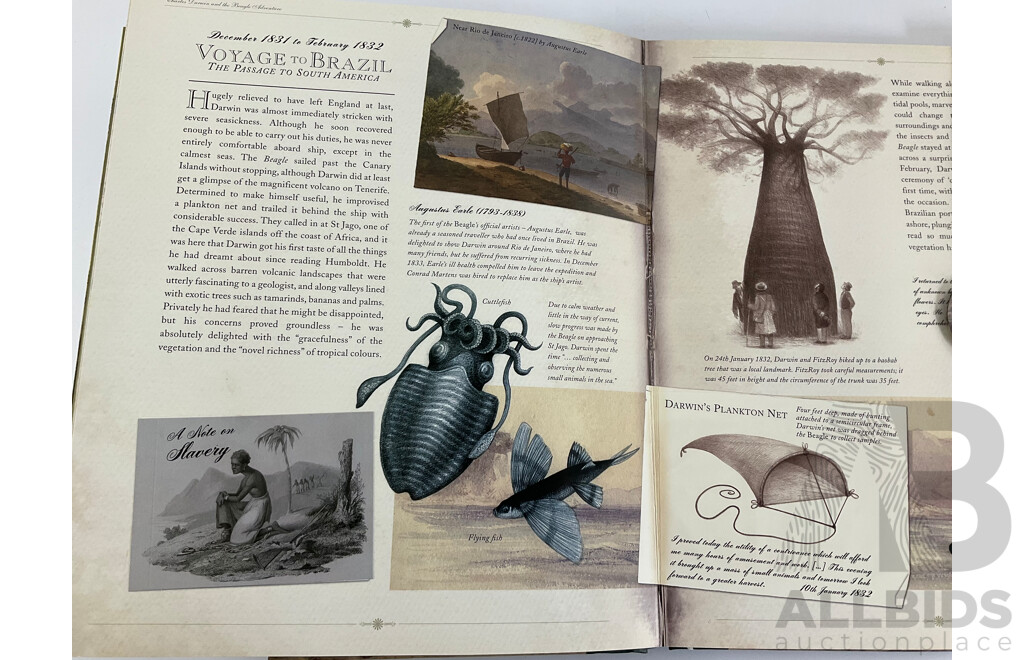 Captain Cook Encyclopedia and Charles Darwin and the Beagle Adventure Books