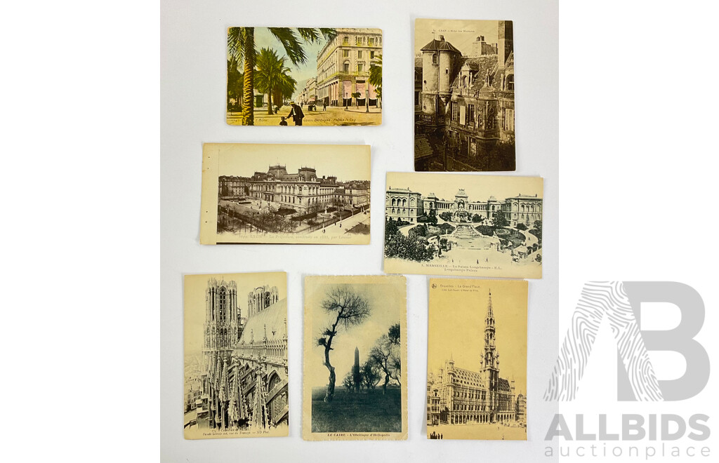 Collection of Antique French Post Cards