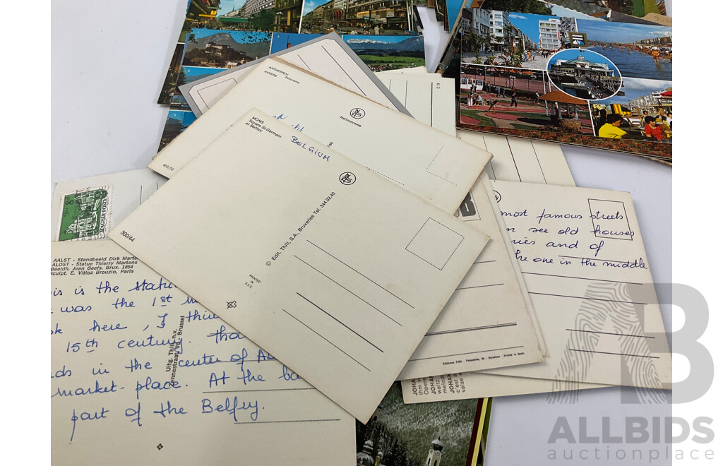 Collection of Vintage Post Cards Including Belgium, Holland and Austria