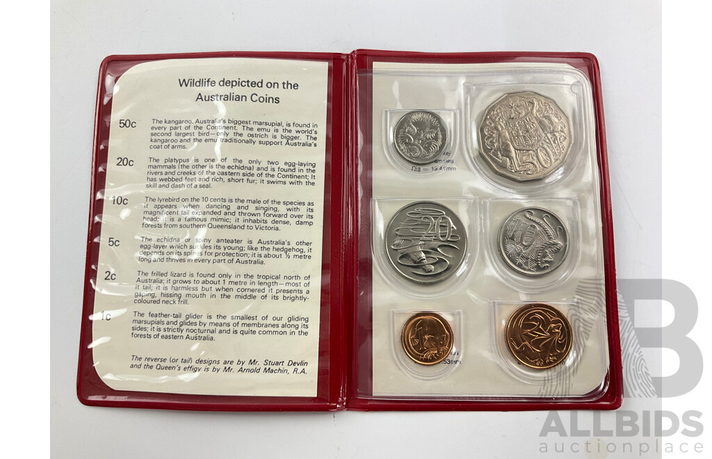 Australian RAM 1981 Six  Coin Set
