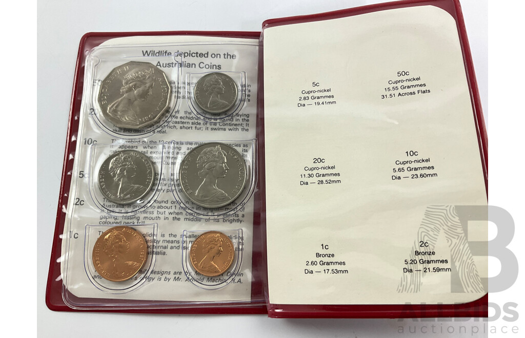 Australian RAM 1981 Six  Coin Set