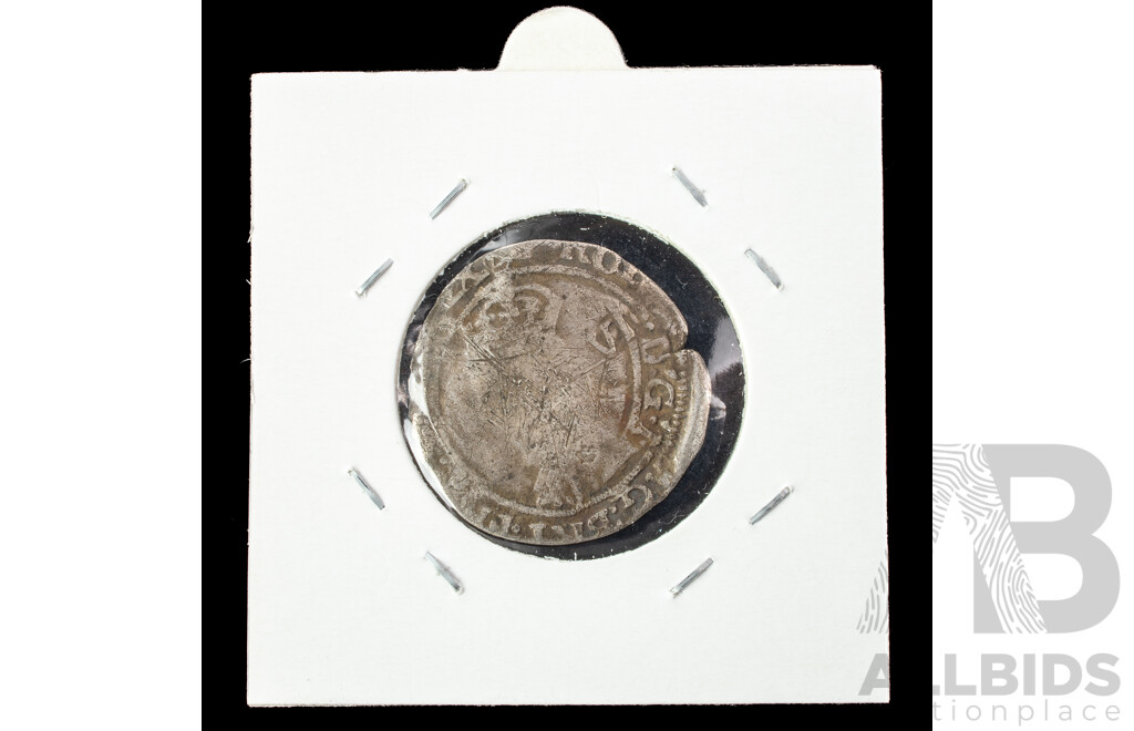 United Kingdom 1638 Charles I Silver Sixpence