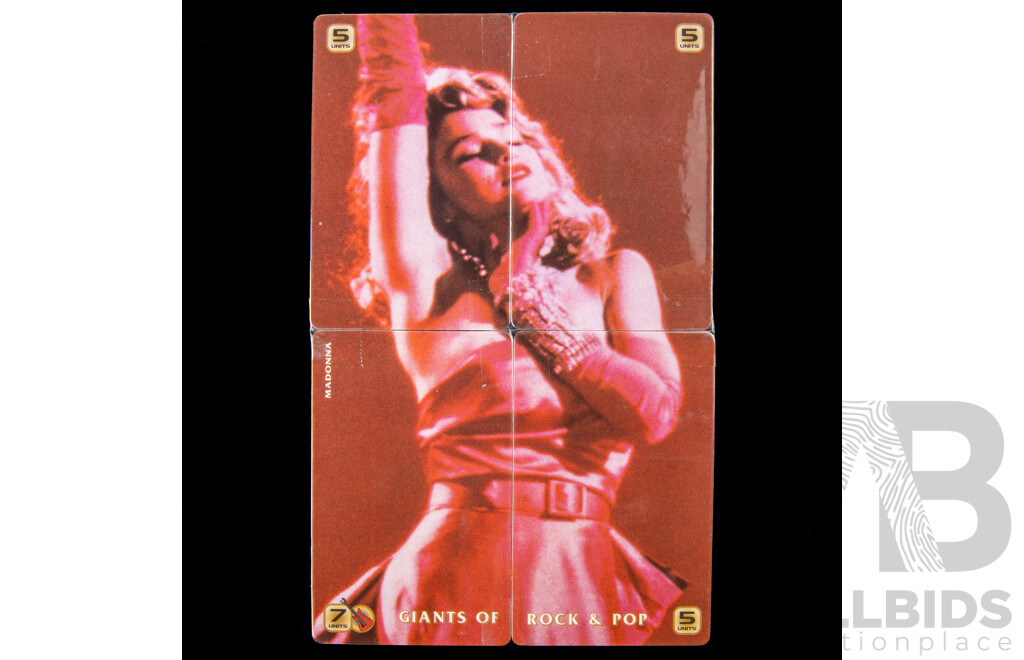 USA Satellite Communications Madonna Phone Card Set