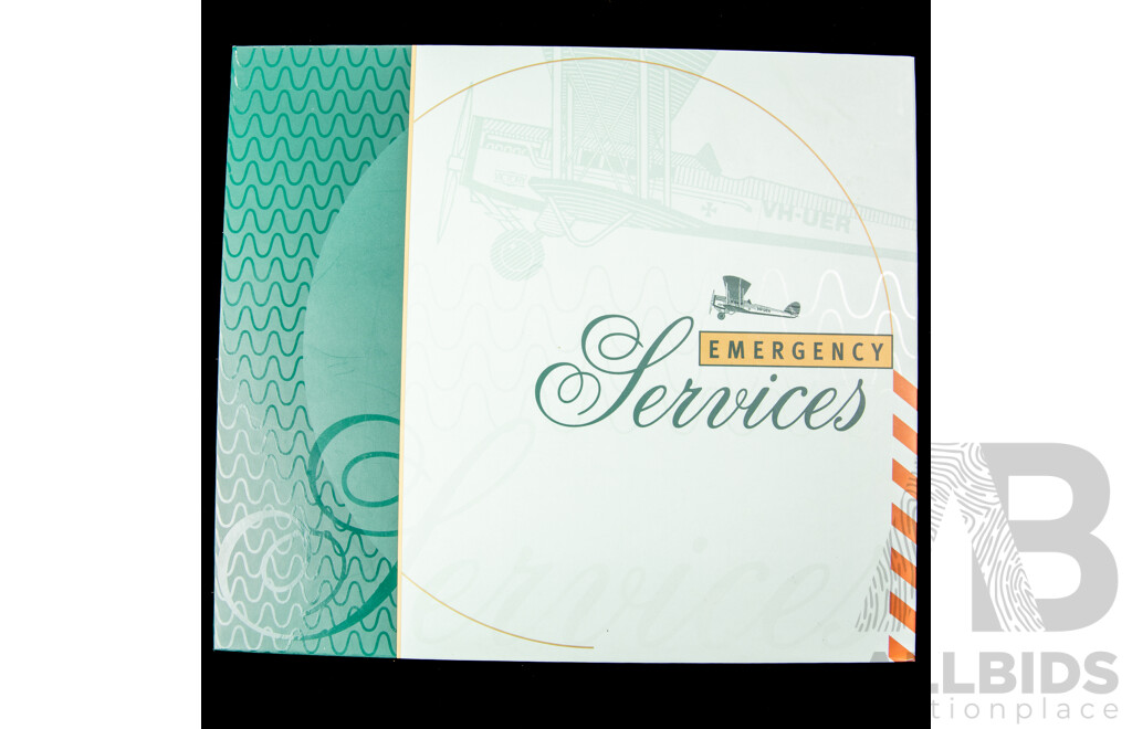 Australian NPA 1997 Emergency Services Twenty Dollar Note and Stamp Album