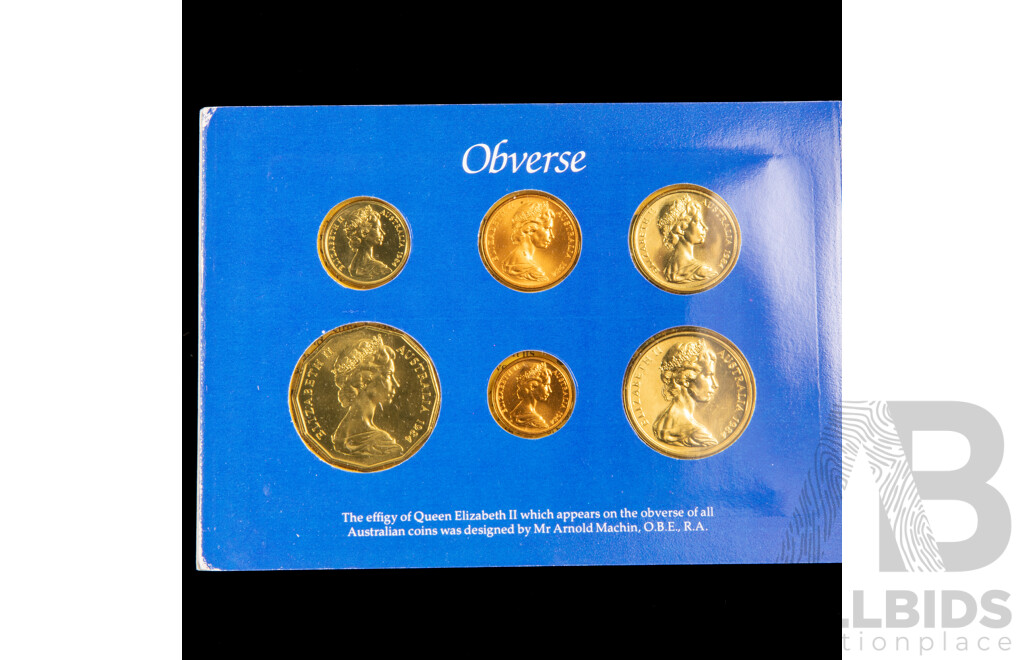 Four Australian RAM UNC Coin Sets Including 1984, 1987, 1988, 1999