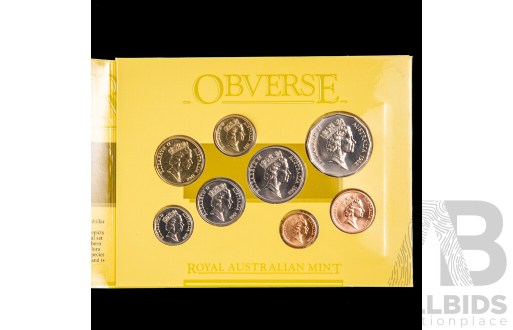 Four Australian RAM UNC Coin Sets Including 1984, 1987, 1988, 1999