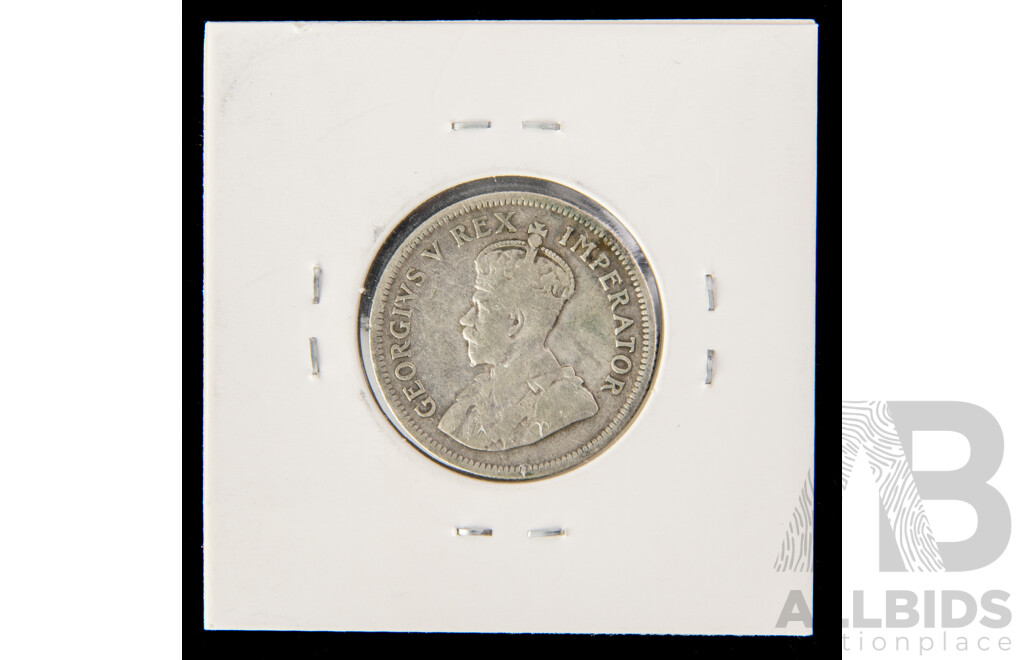 South Africa 1930 KGV Silver One Shilling Coin .800