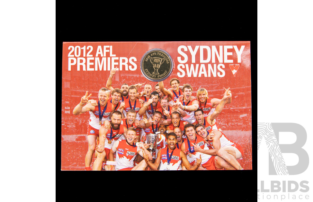 Australian RAM 2012 UNC One Dollar, AFL Premiers Sydney Swans