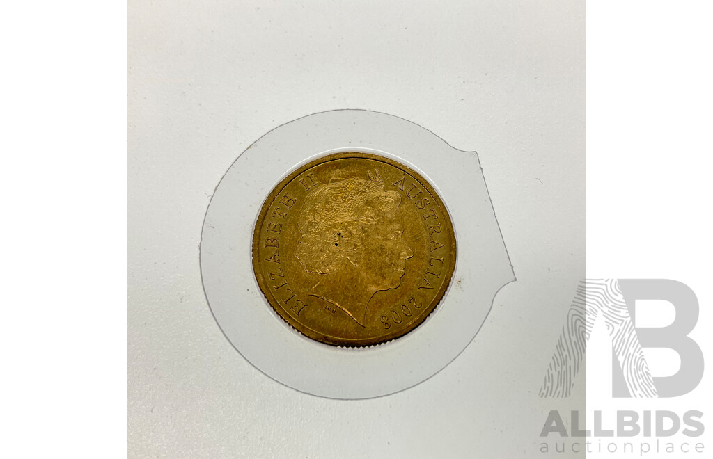 Australian 2008 UNC One Dollar, 1908-2008 Rugby League