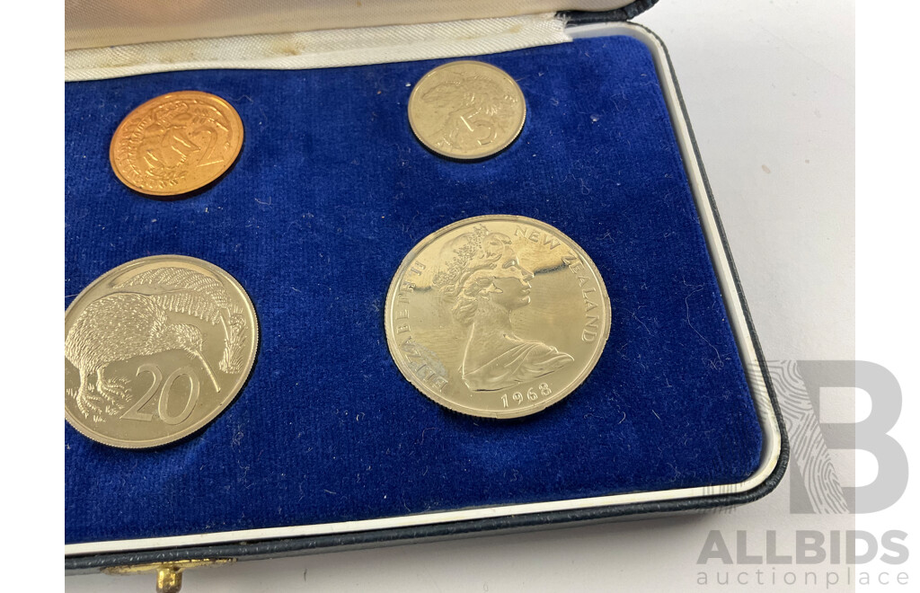 New Zealand 1968 Six Proof Coin Set