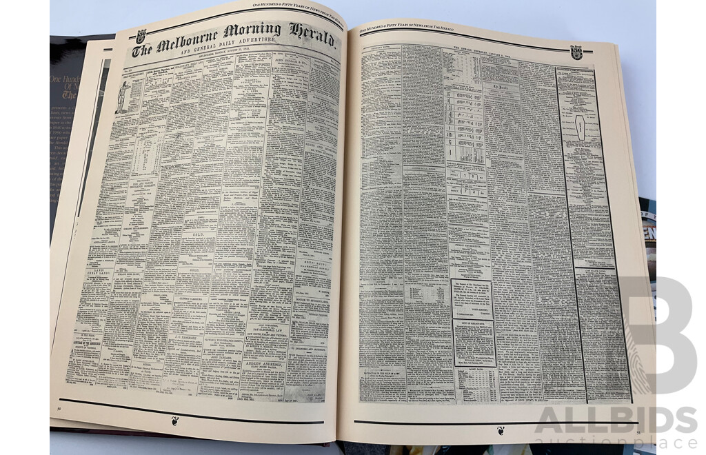 One Hundred & Fifty Years of News From the Herald, Hard Cover Book