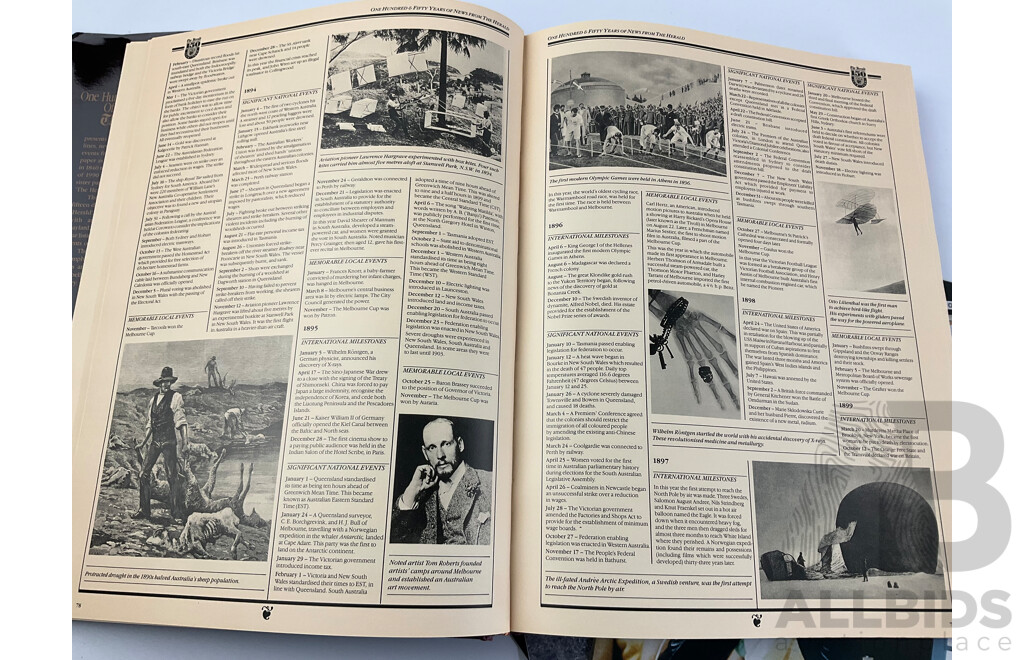 One Hundred & Fifty Years of News From the Herald, Hard Cover Book