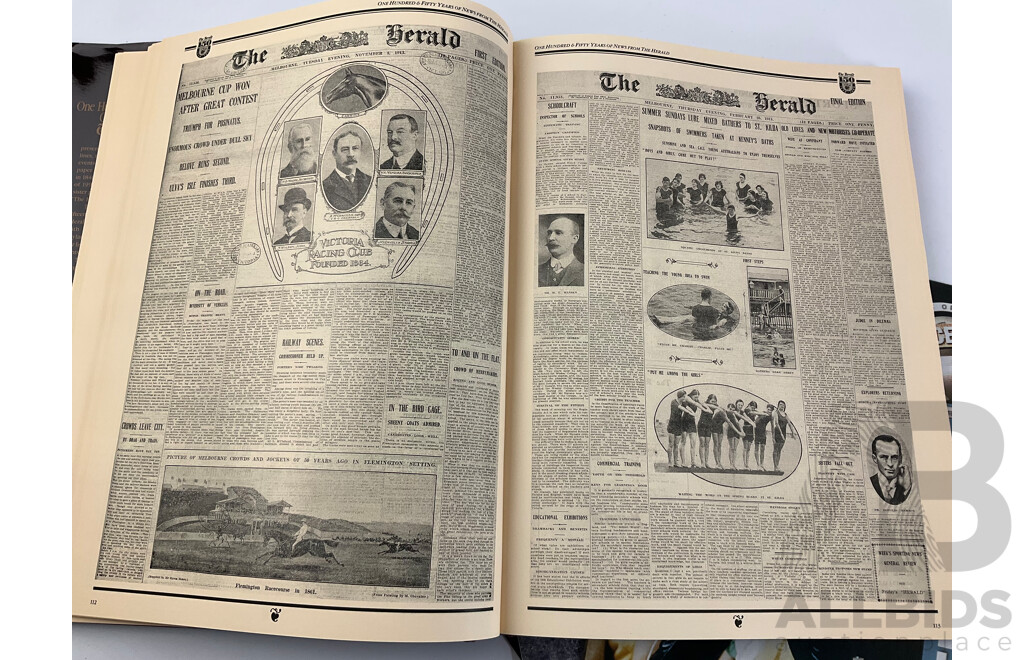 One Hundred & Fifty Years of News From the Herald, Hard Cover Book
