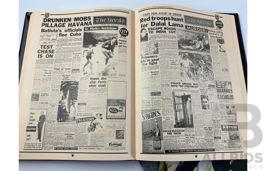 One Hundred & Fifty Years of News From the Herald, Hard Cover Book