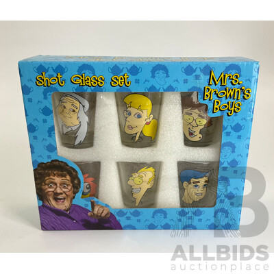 Mrs Browns Boys Shot Glass Set