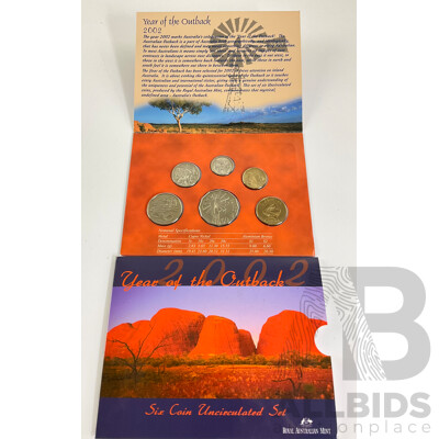 Australian RAM 2002 UNC Six Coin Set, Year of the Outback