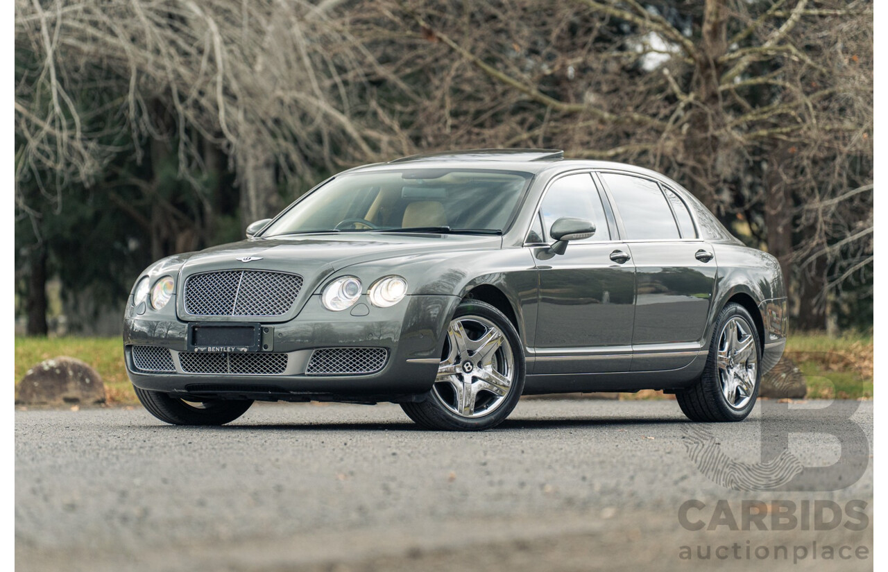 5/2006 Bentley Continental Flying Spur (AWD) 3W 4d Sedan Cyprus Green Metallic Twin Turbo W12 6.0L