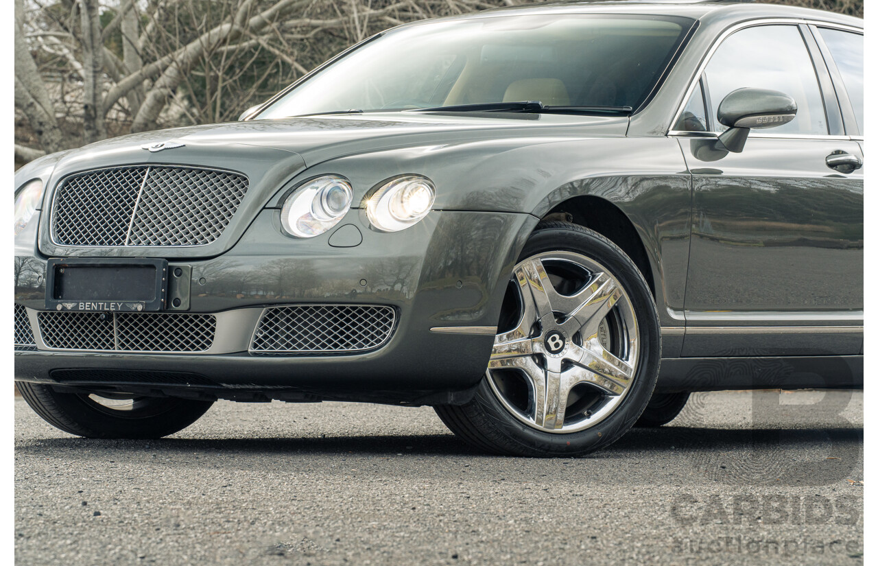 5/2006 Bentley Continental Flying Spur (AWD) 3W 4d Sedan Cyprus Green Metallic Twin Turbo W12 6.0L