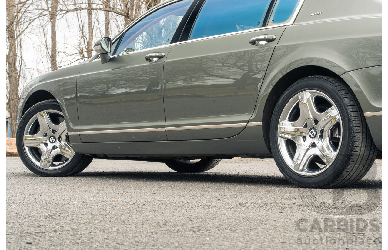 5/2006 Bentley Continental Flying Spur (AWD) 3W 4d Sedan Cyprus Green Metallic Twin Turbo W12 6.0L