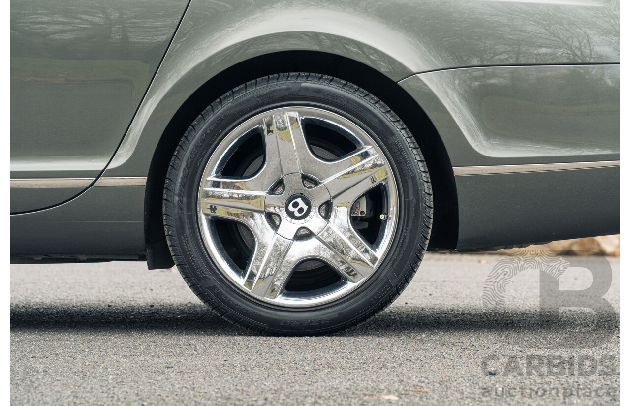 5/2006 Bentley Continental Flying Spur (AWD) 3W 4d Sedan Cyprus Green Metallic Twin Turbo W12 6.0L