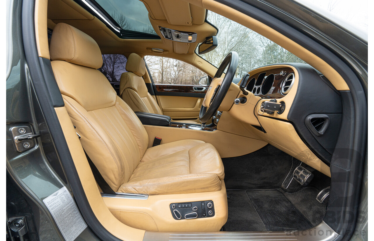 5/2006 Bentley Continental Flying Spur (AWD) 3W 4d Sedan Cyprus Green Metallic Twin Turbo W12 6.0L