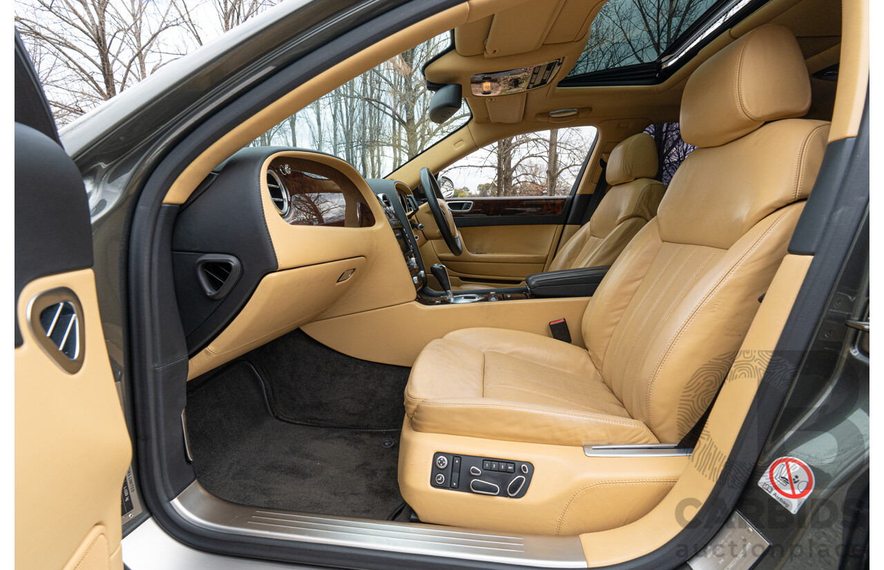 5/2006 Bentley Continental Flying Spur (AWD) 3W 4d Sedan Cyprus Green Metallic Twin Turbo W12 6.0L