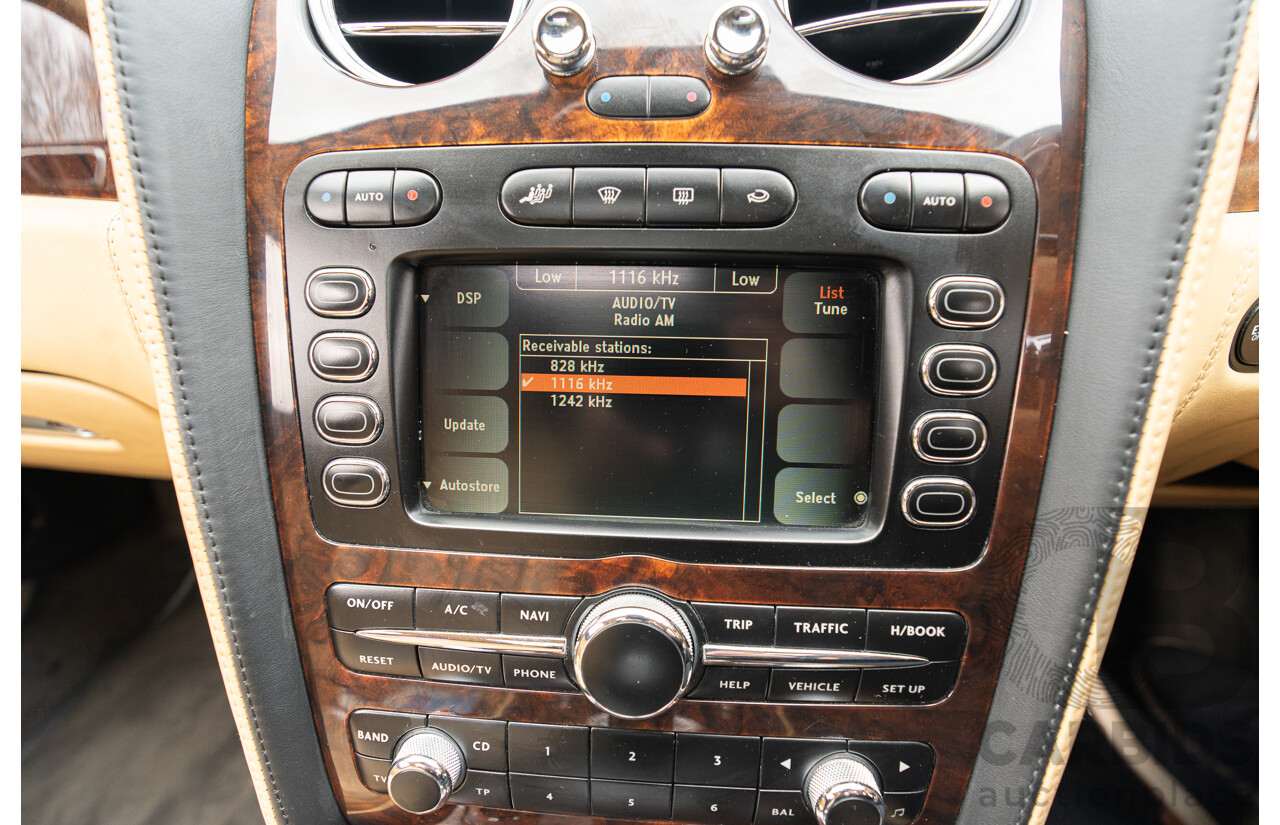 5/2006 Bentley Continental Flying Spur (AWD) 3W 4d Sedan Cyprus Green Metallic Twin Turbo W12 6.0L