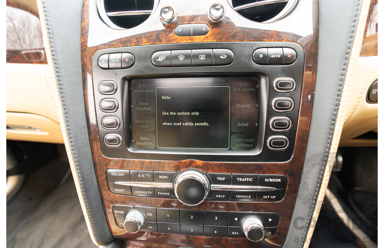 5/2006 Bentley Continental Flying Spur (AWD) 3W 4d Sedan Cyprus Green Metallic Twin Turbo W12 6.0L