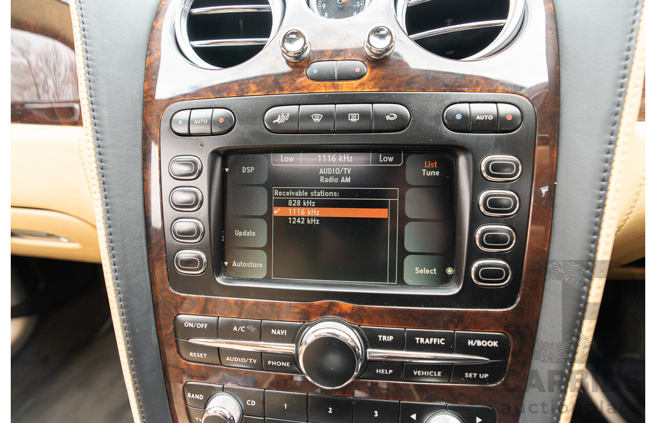 5/2006 Bentley Continental Flying Spur (AWD) 3W 4d Sedan Cyprus Green Metallic Twin Turbo W12 6.0L
