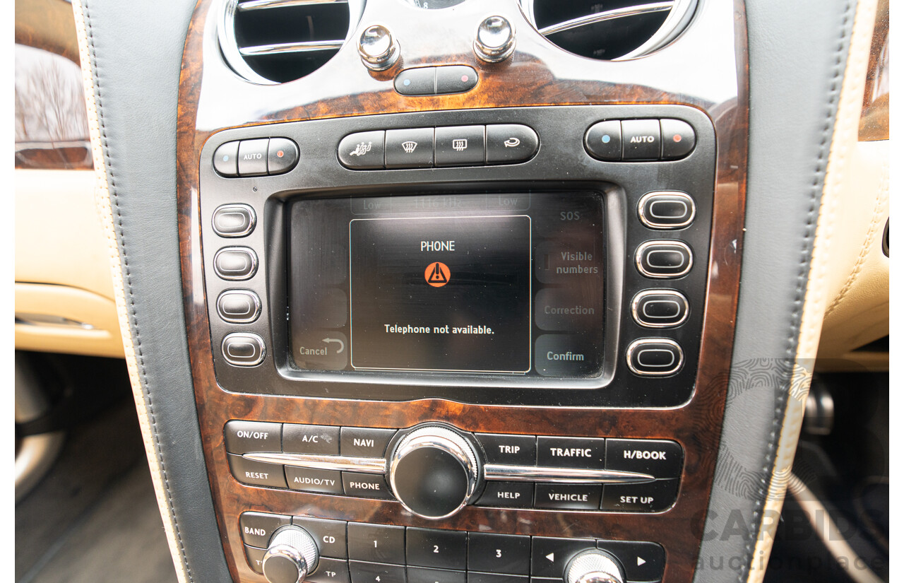 5/2006 Bentley Continental Flying Spur (AWD) 3W 4d Sedan Cyprus Green Metallic Twin Turbo W12 6.0L