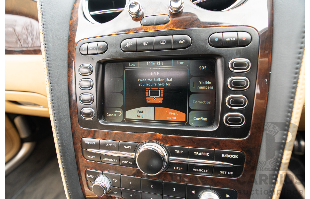 5/2006 Bentley Continental Flying Spur (AWD) 3W 4d Sedan Cyprus Green Metallic Twin Turbo W12 6.0L