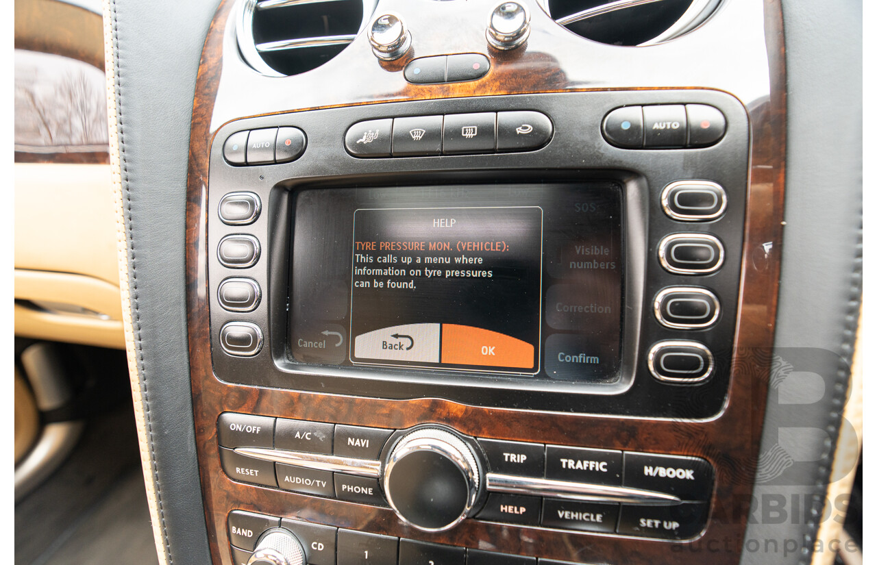 5/2006 Bentley Continental Flying Spur (AWD) 3W 4d Sedan Cyprus Green Metallic Twin Turbo W12 6.0L