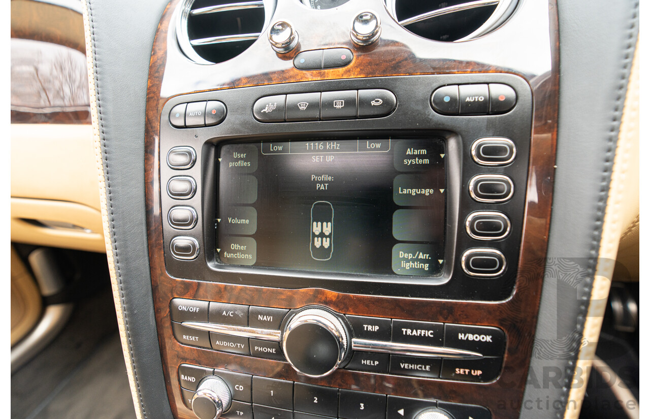 5/2006 Bentley Continental Flying Spur (AWD) 3W 4d Sedan Cyprus Green Metallic Twin Turbo W12 6.0L